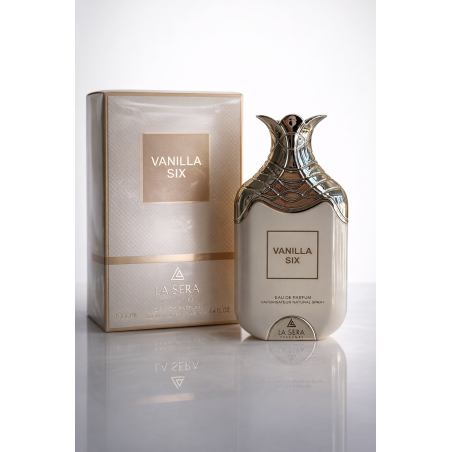 Emper Vanilla Six 100 ml — товар и упаковка; крупный план; на белом фоне