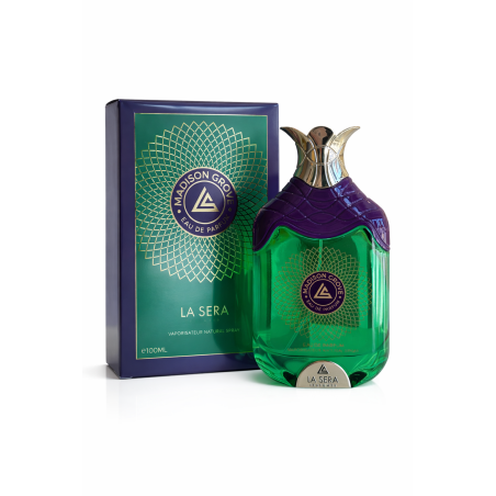 Emper Madison Grove EDP 100 ml — toode ja pakend; täiskompositsioon; valgel taustal