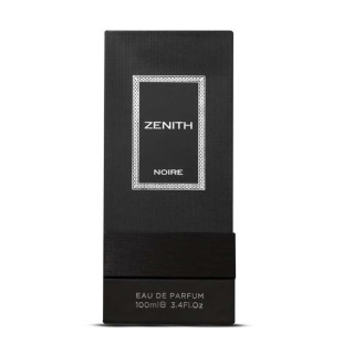 Fragrance World Zenith Noire EDP 100 ml — toote pakend; lähivaade; valgel taustal