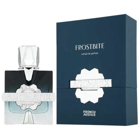 Fragrance World Aromatix Frostbite EDP 100 ml — productweergave; close-up; op een witte achtergrond