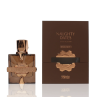 Fragrance World Aromatix Naughty Dates EDP 100 ml — tuotepakkaus; lähikuva; valkoisella taustalla