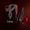 Fragrance World Vulcan Black Friday EDP 100 ml — toote vaade; lähivaade; tumedal taustal; lähim kadreering