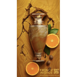 Fragrance World Jade Giallo Extrait de Parfum 100 ml — toote vaade; väga lähivõte; laual