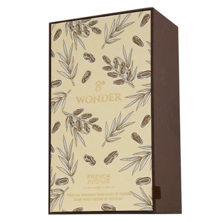Fragrance World 8TH Wonder EDP 100 ml — toote pakend; lähivaade; valgel taustal
