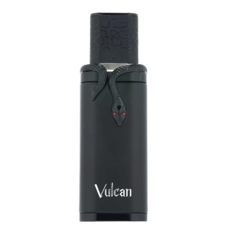 Fragrance World Vulcan Black Friday EDP 100 ml — toote vaade; lähivaade; valgel taustal; kõige laiem kadreering