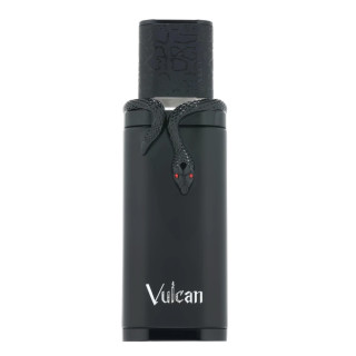 Fragrance World Vulcan Black Friday EDP 100 ml — toote vaade; lähivaade; valgel taustal; kõige laiem kadreering