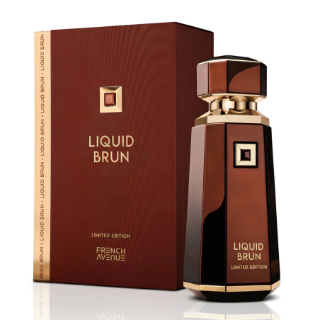 Liquid Brun LIMITED EDITION Extrait de Parfum 150 ml — продукт и опаковка; много близък план; на бял фон; среден кадър