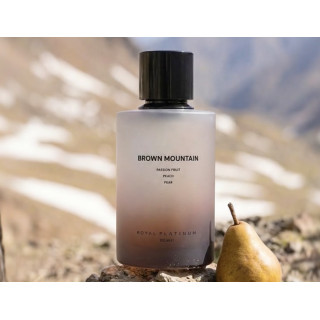 Royal Platinum BROWN MOUNTAIN EDP 100 ml — изображение товара; очень крупный план; на белом фоне