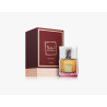 Lattafa Perfume Khamrah Dukhan EDP 100 ml — товар и упаковка; полная композиция; на белом фоне