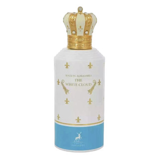 Lattafa Perfume The White Cloud Maison EDP 100 ml — produkt set forfra; nærbillede; på hvid baggrund