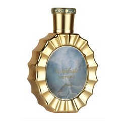 Lattafa Perfume Victoria EDP 100 ml — товар спереди; полная композиция; на белом фоне