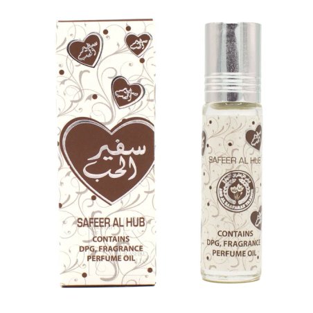 Lattafa Perfume Safeer Al Hub Arabic 10 ml — άποψη προϊόντος; κοντινή λήψη; σε λευκό φόντο