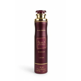 Lattafa Perfume Khamrah Dukhan 300 ml — товар спереди; полная композиция; на белом фоне