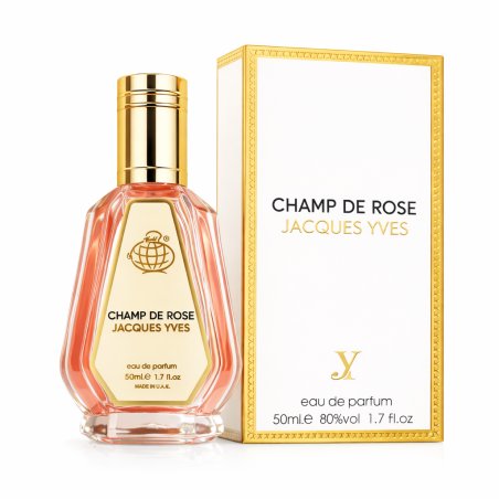 Fragrance World Champ de Rose EDP 50 ml — toote vaade; täiskompositsioon; valgel taustal