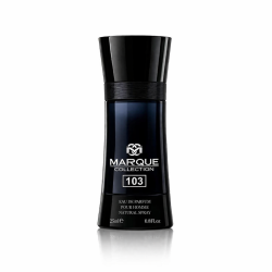 Fragrance World Marque 103 EDP 25 ml — товар спереди; полная композиция; на белом фоне