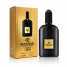 Fragrance World Marque 134 EDP 25 ml — товар и упаковка; крупный план; на белом фоне
