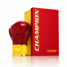 Fragrance World Champion Sugar EDP 80 ml — produkto pakuotė; artimas vaizdas; baltame fone; artimiausias kadras
