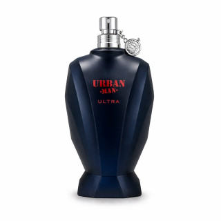 Fragrance World Urban Man Ultra EDP 90 ml — товар спереди; крупный план; на белом фоне