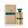 Lattafa Perfume Forever Blue EDP 100 ml — toote pakend; lähivaade; valgel taustal