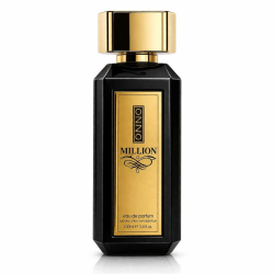 Fragrance World La Uno Million EDP 100 ml — tuote edestä; lähikuva; valkoisella taustalla