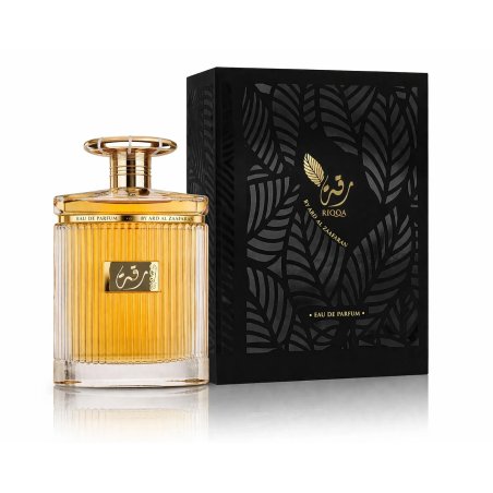 Lattafa Perfume Riqqa EDP 100 ml — productweergave; close-up; op een witte achtergrond