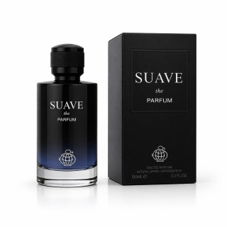 Fragrance World Suave Parfum EDP 100 ml — product en verpakking; close-up; op een witte achtergrond
