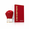 Fragrance World Champion G.O.A.T EDP 80 ml — produkto pakuotė; visa kompozicija; baltame fone