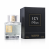 Fragrance World Icy Roses EDP 100 ml — producto y embalaje; primer plano; sobre fondo blanco
