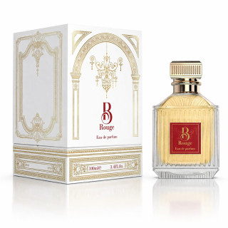 Fragrance World B Rouge EDP 100 ml — toote vaade; lähivaade; valgel taustal