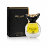 Fragrance World Strings Pour Femme EDP 80 ml — product and packaging; close view; on a white background; widest framing