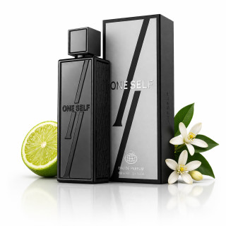 Fragrance World One Self EDP 100 ml — produktemballage; nærbillede; på hvid baggrund