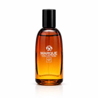 Fragrance World Marque 127 EDP 25 ml — produktas iš priekio; visa kompozicija; baltame fone
