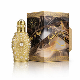Lattafa Perfume Dar Al Haee 12 ml — изображение товара; крупный план; на белом фоне; самый близкий кадр