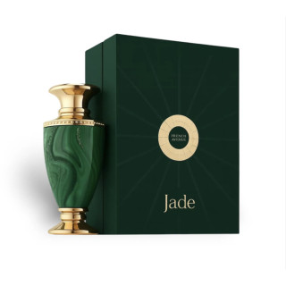 Fragrance World Jade EDP 100 ml — productweergave; close-up; op een witte achtergrond; meest nabije kadrering