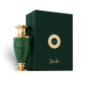 Fragrance World Jade EDP 100 ml — productweergave; close-up; op een witte achtergrond; meest nabije kadrering