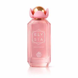 Fragrance World Elysia Vanilla Sugar EDP 100 ml — tuote edestä; koko sommitelma; valkoisella taustalla