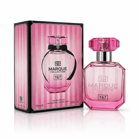 Fragrance World Marque 167 EDP 25 ml — toode ja pakend; lähivaade; valgel taustal