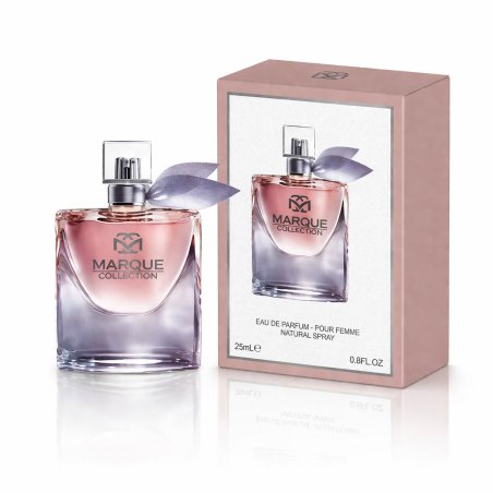 Fragrance World Marque 105 25 ml — toode ja pakend; täiskompositsioon; laual