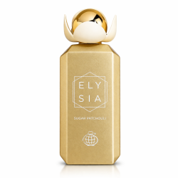 Fragrance World Elysia Sugar Patchouli EDP 100 ml — товар спереди; крупный план; на белом фоне