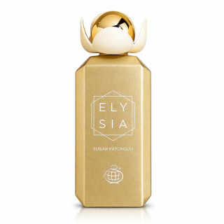 Fragrance World Elysia Sugar Patchouli EDP 100 ml — товар спереди; крупный план; на белом фоне