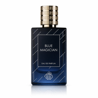 Fragrance World Blue Magician EDP 100 ml — товар спереди; крупный план; на белом фоне
