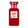 Fragrance World Cherry Buzz EDP 80 ml — product van voren; close-up; op een witte achtergrond