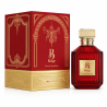 Fragrance World B Rouge Extrait EDP 100 ml — товар и упаковка; очень крупный план; на белом фоне