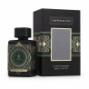 Fragrance World Happiness Oud Extrait de Parfum 80 ml — упаковка товара; очень крупный план; на белом фоне; самый широкий кадр