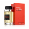 Fragrance World French Portrait EDP 100 ml — toode ja pakend; lähivaade; valgel taustal; keskmine kadreering