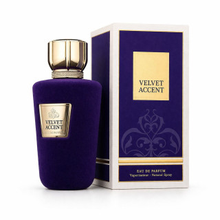 Fragrance World Velvet Accent EDP 100 ml — produkto vaizdas; artimas vaizdas; baltame fone