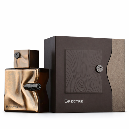 Fragrance World Spectre EDP 80 ml — toote pakend; lähivaade; valgel taustal