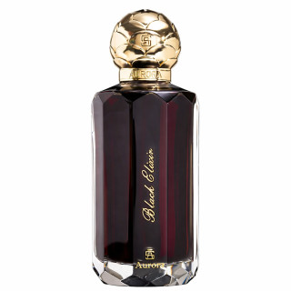 Aurora Scents Black Elixir EDP 100 ml — товар спереди; крупный план; на белом фоне