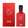 Fragrance World IS L'Amour Intense EDP 75 ml — toode ja pakend; väga lähivõte; valgel taustal; keskmine kadreering
