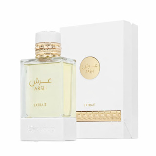 Fragrance World Arsh Extrait Extrait de Parfum 100 ml — товар и упаковка; полная композиция; на белом фоне; самый широкий кадр